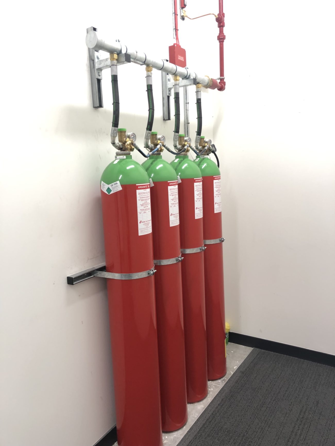 Gas suppression system